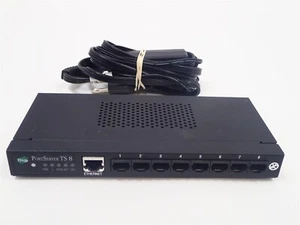 Digi PortServer TS 8 8 Port Terminal Server 50001208-01 w/ A/C Adapter - Photo 1/7