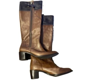 Dianne Von Furstenberg DVF Gwen Leather Knee High Boots size 8 - Picture 1 of 4