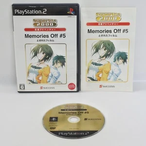 MEMORIES OFF #5 Togireta film Super Lite 2000 PS2 Playstation 2 For JP System p2 - Picture 1 of 3