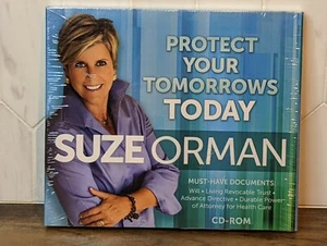 Suze Orman Protect Your Tomorrows Today CD-ROM Must-Have Documents New SEALED - Picture 1 of 6