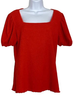 Blusa Top Vince Camuto Para Mujer Naranja Talla Mediana Foto 1 de 4