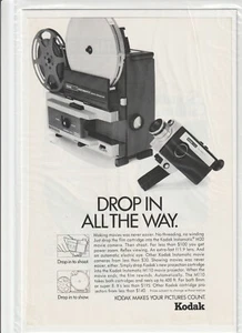 Original 1971 Kodak Instamatic M30 Movie Camera & M110 Projector Magazine Ad - Picture 1 of 1