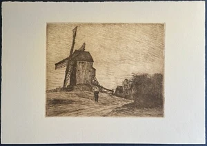 Friedrich Schaper, Mühle in Döse, Radierung aus dem Nachlass, 1971 - Bild 1 von 1