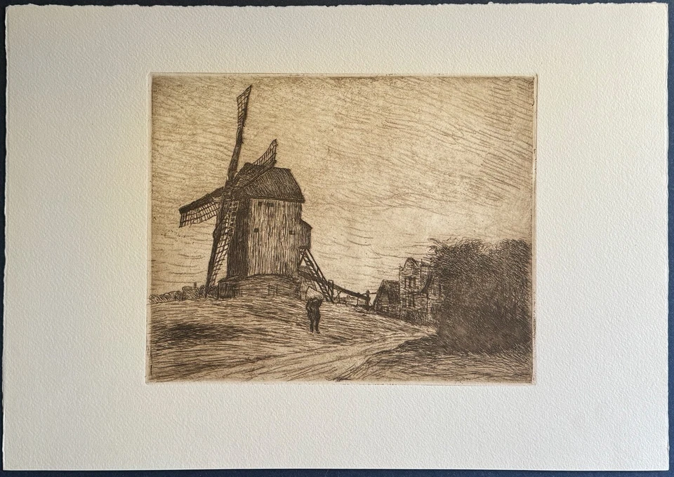 Friedrich Schaper, Mühle in Döse, Radierung aus dem Nachlass, 1971 - Bild 1 von 1