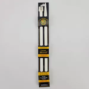 Neu Löwe Marke Garn Schal Stricknadeln Größe US 15 (10 mm) 10" (25 cm) lang - Bild 1 von 8