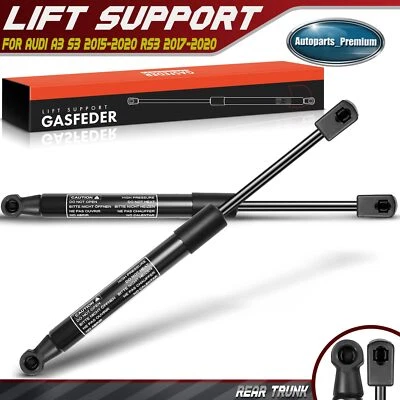Soportes de elevación de maletero trasero 2 piezas puntales de gas para Audi A3 S3 2015-2020 RS3 2017-2020 Foto 1 de 4