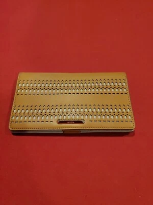 NUEVO SIN ETIQUETAS STELLA & DOT Cartera de Cuero Vegano Cartera para Tarjeta de Crédito Delgada Foto 1 de 4