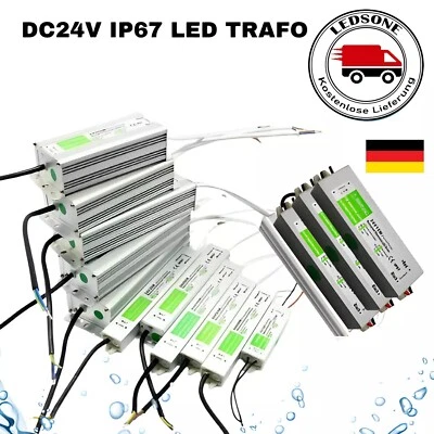 DC 24V LED Trafo Netzteil Schaltnetzteil Adapter Streifen Wasserdicht 10-200WDHL - Bild 1 von 4