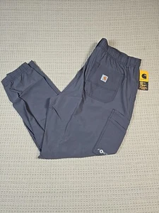 XL Carhartt Men's Force Cross-Flex Modern Fit Jogger Pant Scrubs Gray MP6110 - Picture 1 of 23