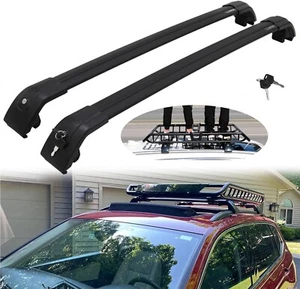 2Pc Lockable Roof Rail Rack Cross Bar Crossbar For Subaru All-New 2024 Crosstrek - Picture 1 of 10