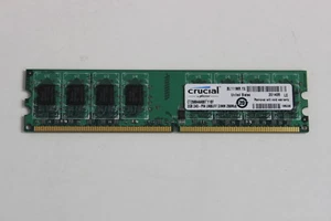 CRUCIAL CT25664AA667.Y16F 2GB 240 PIN DIMM MEMORY - Picture 1 of 2
