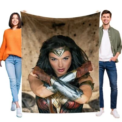 Soft Gal Gadot Flannel Blanket - Lightweight Throw, Birthday Gift for girls - Image 1 of 4