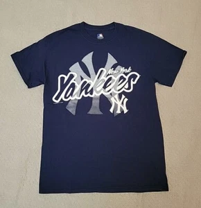 NY Yankees Baseball Herren T-Shirt Größe M Navy - Bild 1 von 6