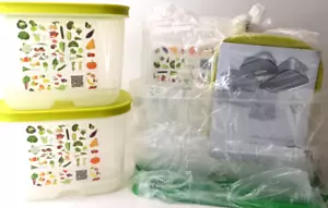 Tupperware FridgeSmart (4) Fruit Veggies 1.8L 4.4L 6pc Containers Large Small - Picture 1 of 13