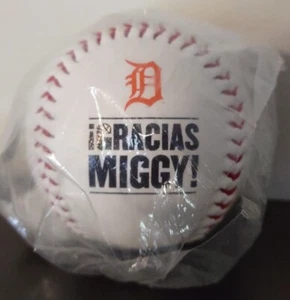 Gracias MIGGY! MLB Detroit Tigers Miguel Cabrera White Rawlings Béisbol - Imagen 1 de 3