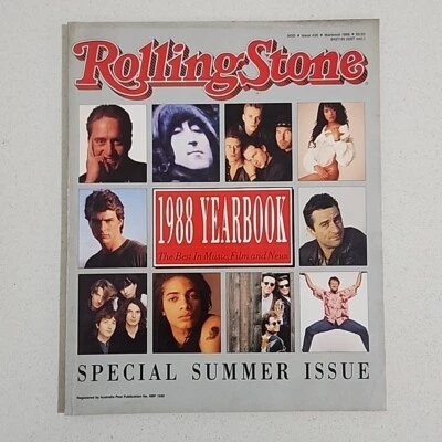 ROLLING STONE Vintage Music Magazine No.426 YEARBOOK 1988 SPECIAL SUMMER ISSUE - Image 1 of 4