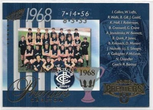 2008 Classic Premiership Commemorative (PC48) 1968 Carlton #105 :::: - Picture 1 of 1