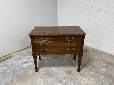 Councill Craftsman Carved Mahogany Hepplewhite Style Silverware Chest - Image 1 of 4