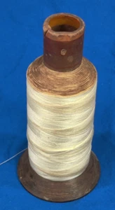 Vintage Industrial Size Spool Of Thread For Decoration 42515 - Picture 1 of 7
