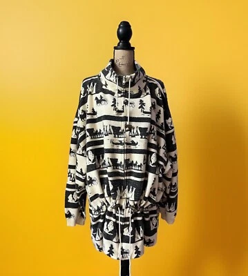 Franela con cremallera tribal pradera vaqueros e indios del suroeste de Venecia XXL de colección Foto 1 de 4