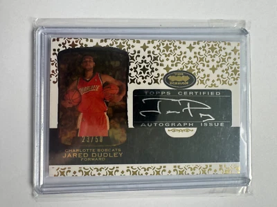 Jared Dudley 2007-08 Topps Echelon Gold Rookie Auto RC #/50 - Image 1 of 2