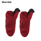 Women Mens Slipper Winter Cosy Socks Fluffy Non Slip Warm Fleece Lined Floor Bed