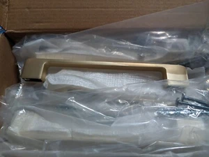 10 Stück Gebürstet Gold Massive Schrankgriffe 6,25 Zoll Loch Mitte Schubladengriffe - Bild 1 von 8