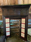 Cast Iron Fireplace  Victorian Black With Victorian Tiles