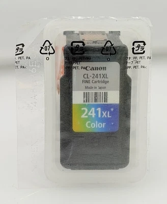 Canon Genuine Ink Cartridge 241XL Color CL-241XL Pixma Sealed New - Image 1 of 4