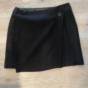 JohnPaulRichard Skirt  Black Asymmetrical Wrap Mini - Picture 1 of 4