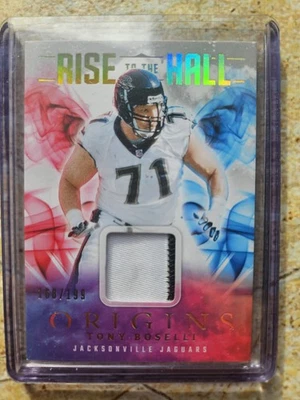2025 Panini Origins Tony Boselli 2 Color Rise to the Hall Patch 168/199 Jaguars - Image 1 of 2