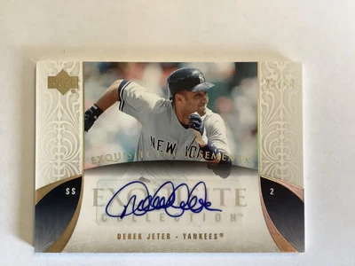 2006 Upper Deck Exquisite Collection Endorsements  DEREK JETER  Auto #23/40 - Image 1 of 4