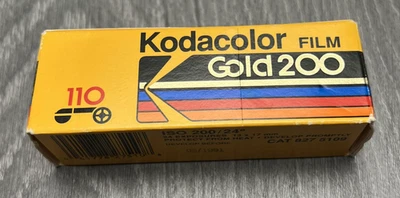 Vintage Kodak Kodacolor Gold 200 110 Film 24 Exp Print USA 1991 Expired Unopened - Image 1 of 4
