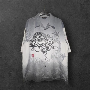 Men's Y2K Mecca Sport Dragon AOP Short Sleeved Shirt, XL - Picture 1 of 5