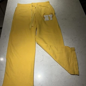 Pantalones deportivos deportivos vintage de carbono para hombre amarillos originales - grandes - Imagen 1 de 11