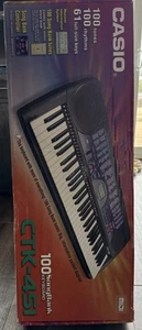 Casio CTK-451 elektronisches digitales 61 Tasten Klavier Keyboard tragbar batteriebetrieben - Bild 1 von 3