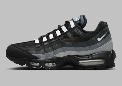 Nike Air Max 95 White Grey Black Gradient Sneakers FV4710-003 Men's Sizes NEW - Image 1 of 4