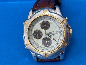 OROLOGIO PULSAR CHRONOGRAPH Y182 - 6A00 FUNZIONANTE MADE IN JAPAN. - Imagen 1 de 7