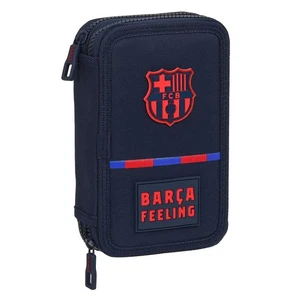 Trousse Scolaire avec Accessoires F.C. Barcelona Blue marine 12.5 x 19.5 x 4 - Imagen 1 de 5