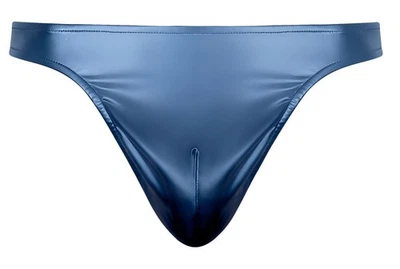 Mens Underwear: Male Power 442-301 Liquid Onyx 2.0 Bong Thong - Image 1 of 4