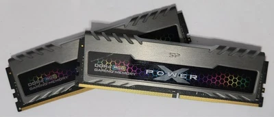 SP Silicon Power 16GB (8GBx2) XPOWER RGB Turbine DDR4 3200 SP008GXLZU320BSB - Image 1 of 2