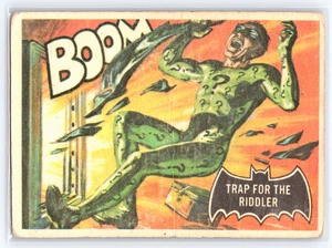1966 Topps Batman Black Bat Trap For The Riddler #45 - Picture 1 of 2
