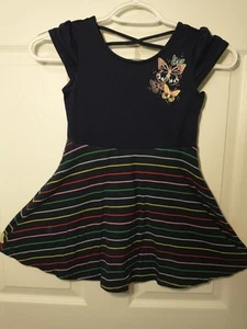 Epic Threads sz5 girls dress Butterfly Strapped Black - Picture 1 of 9