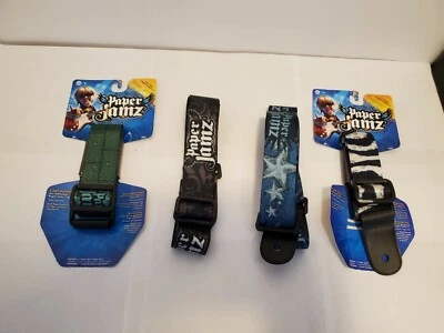 Paper Jamz strap guitare LOT of 4 straps - new and like new - (G-0066) - Image 1 of 4