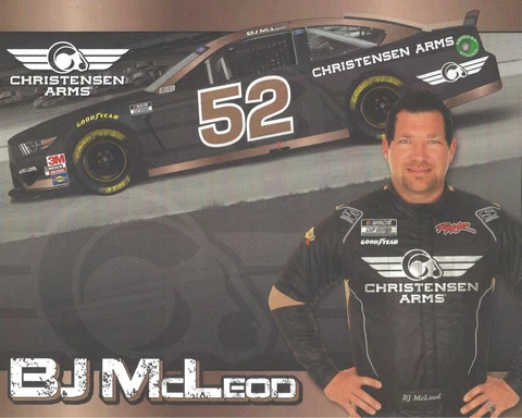 2020 BJ MCLEOD CHRISTENSEN ARMS RICK WARE DAYTONA #52 NASCAR CUP SERIES POSTCARD Cover