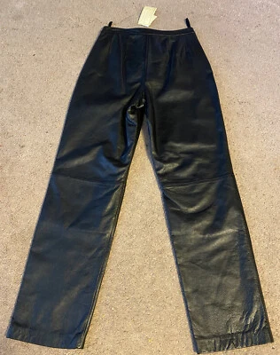 NEW With Tags JC Penny Mix It Leather Pants Size 8 Inseam 30 - Image 1 of 4