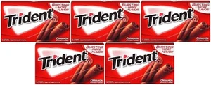 5x Trident Cinnamon Flavor Sugar Free Gum With Xylitol American Sweets - Picture 1 of 2