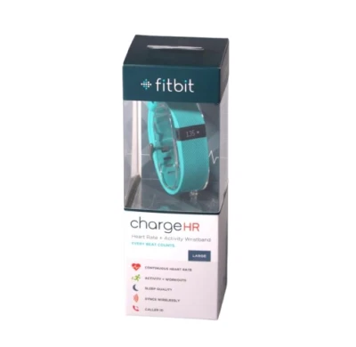 Fitbit Charge HR Heart Rate Fitness Activity Sleep Tracker Wristband Teal Large - Image 1 of 4