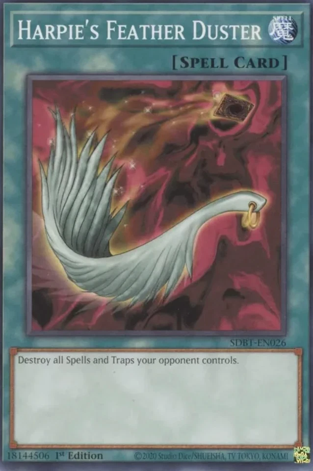 1X NM Harpie's Feather Duster - SDBT-EN026 - Common 1st Edition - yugioh - Image 1 of 1