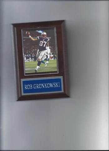 ROB GRONKOWSKI PLAQUE NEW ENGLAND PATRIOTS FOOTBALL NFL Cover